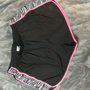Pink athletic shorts